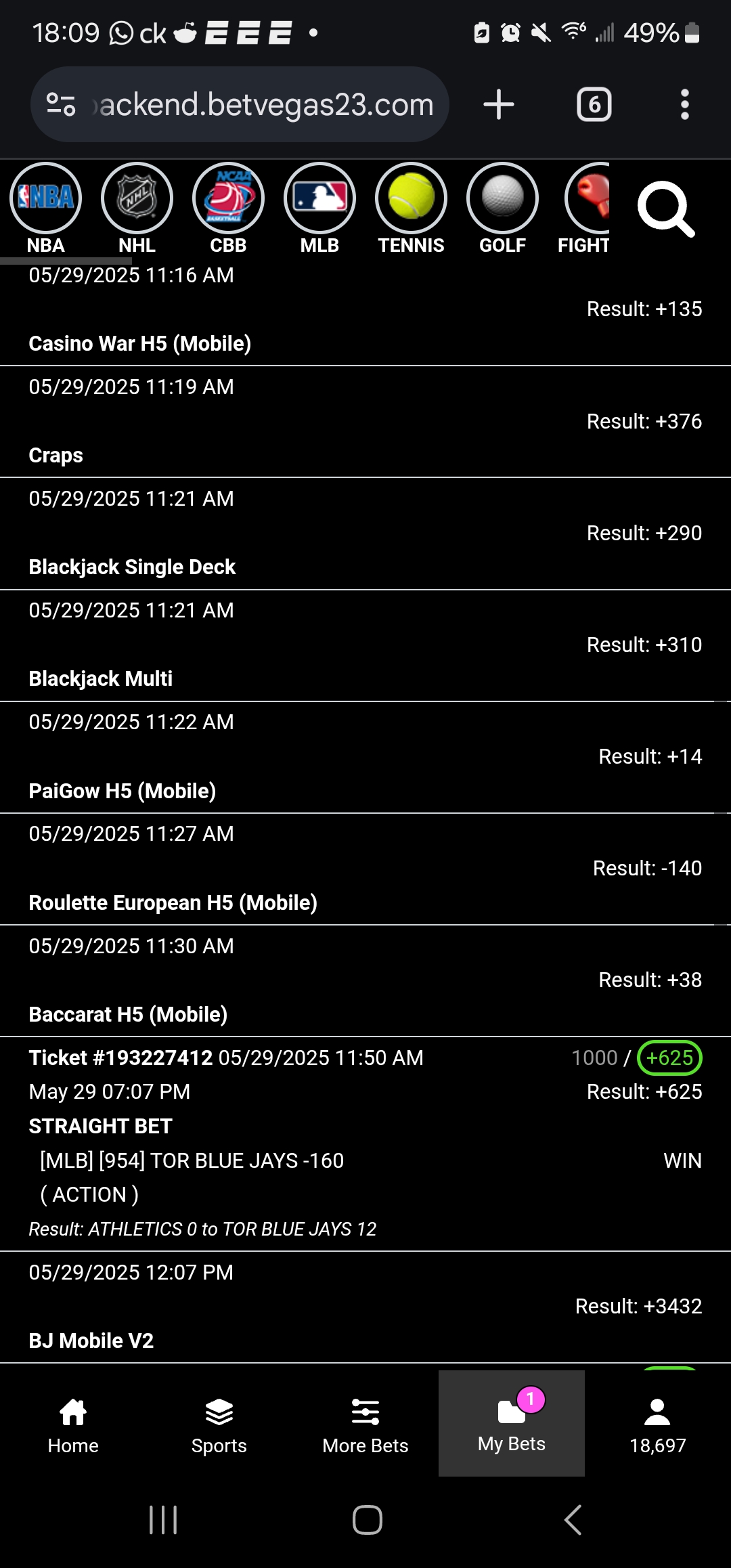 Bet Screenshot 3