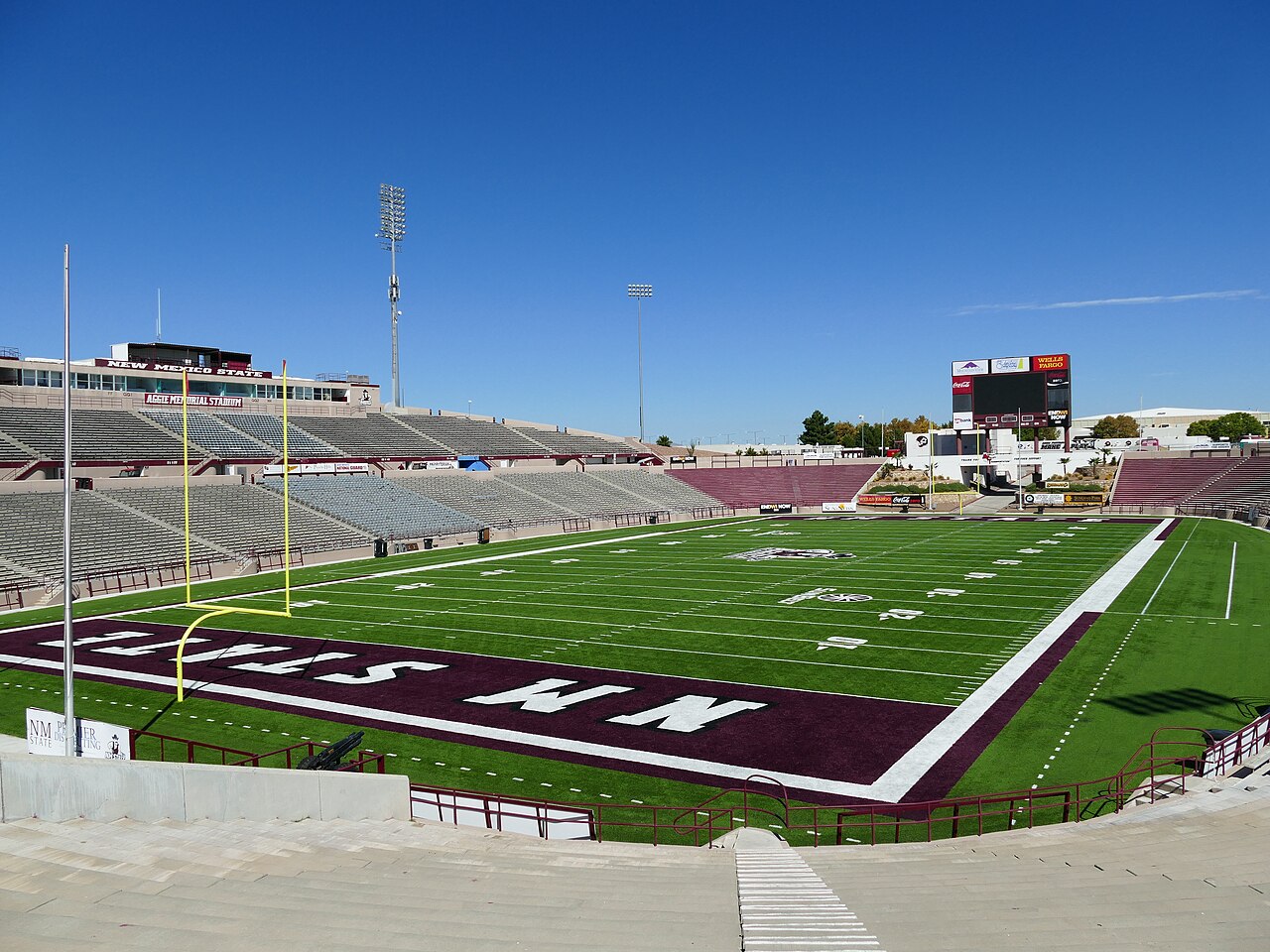 Aggie Memorial Stadium in Las Cruces, home of New Mexico State