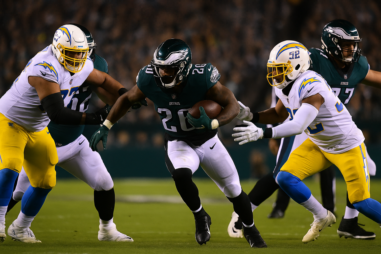 Los Angeles Chargers plus 3 betting pick vs Philadelphia Eagles NFL Monday Night Football Week 14 December 8 2025 expert analysis Jim Harbaugh Justin Herbert elite defense Saquon Barkley regression