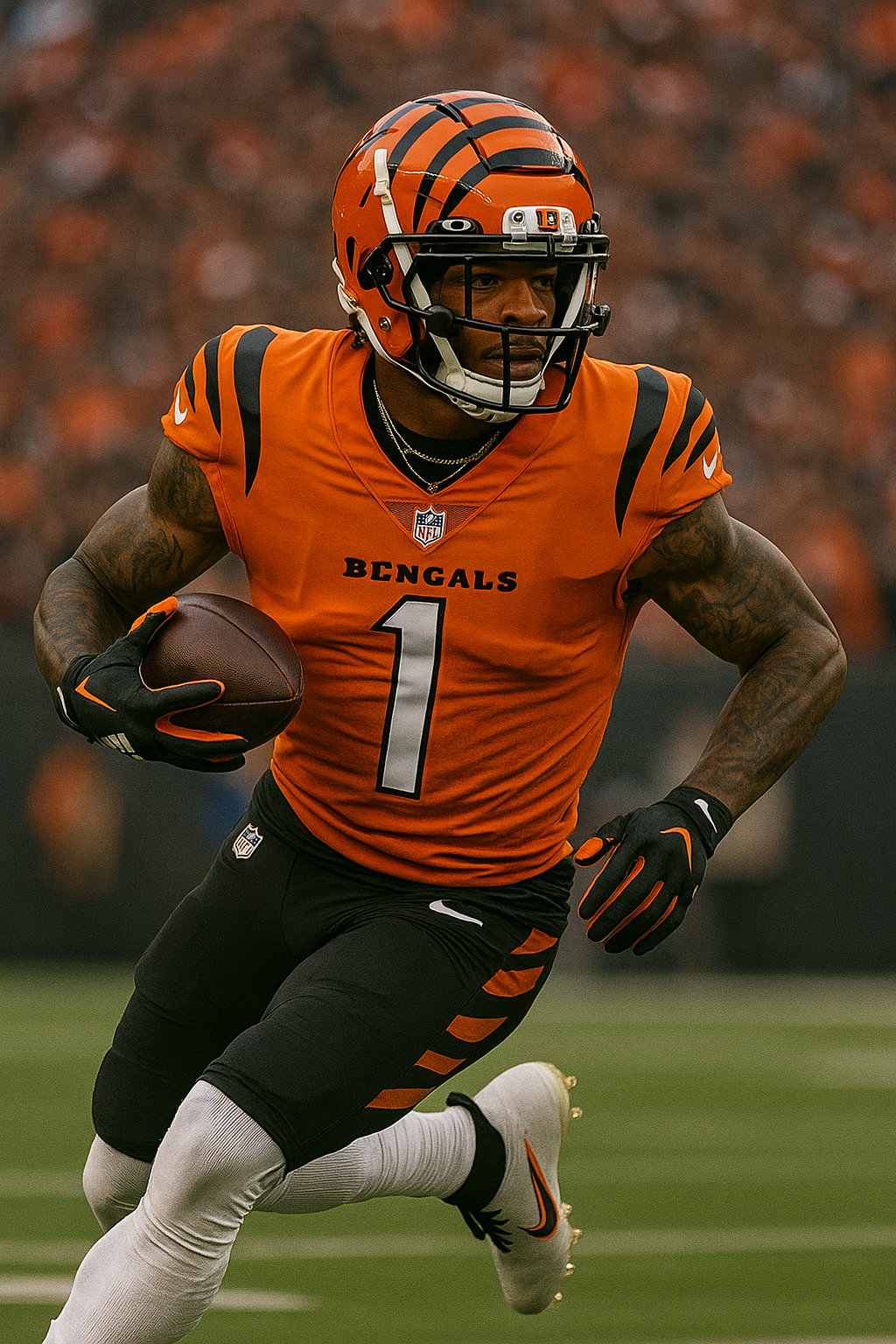 Ja'Marr Chase warming up - Expert analysis for Bengals vs Eagles NFL preseason pick, August 7 2025