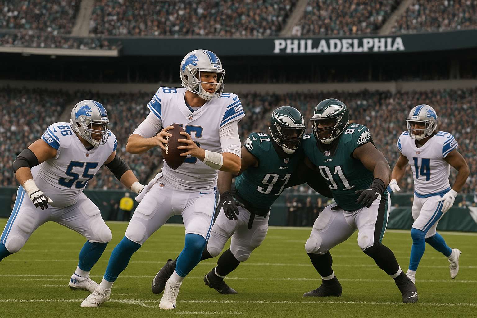 Detroit Lions vs Philadelphia Eagles NFL Sunday Night Football betting pick and spread analysis - November 16 2025 - Lions +2.5 at -110 expert prediction with statistical breakdown, ATS trends, and key matchup insights