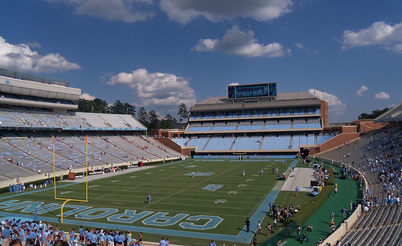 Kenan Stadium in Chapel Hill, home of North Carolina football