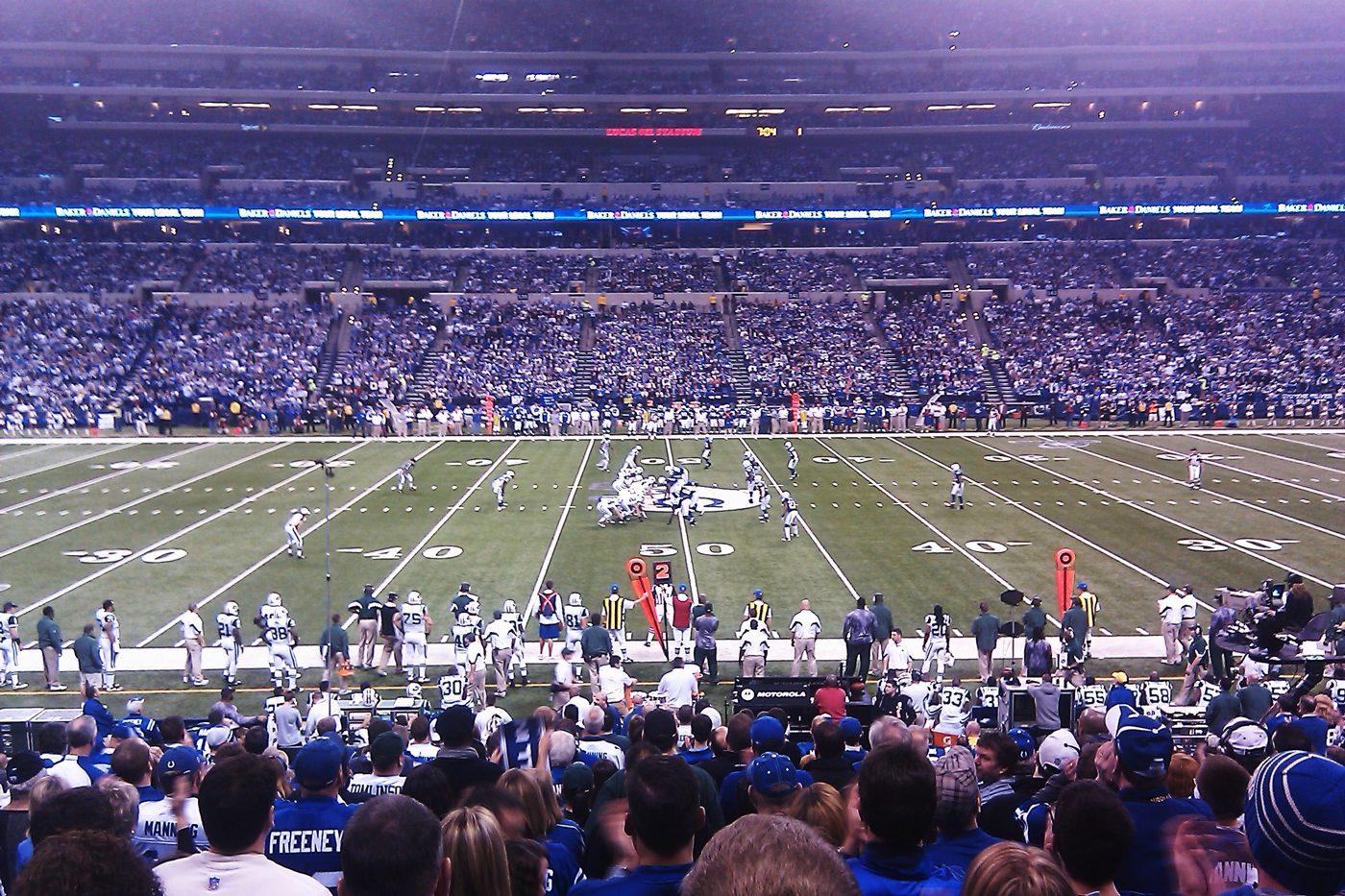 Lucas Oil Stadium in Indianapolis