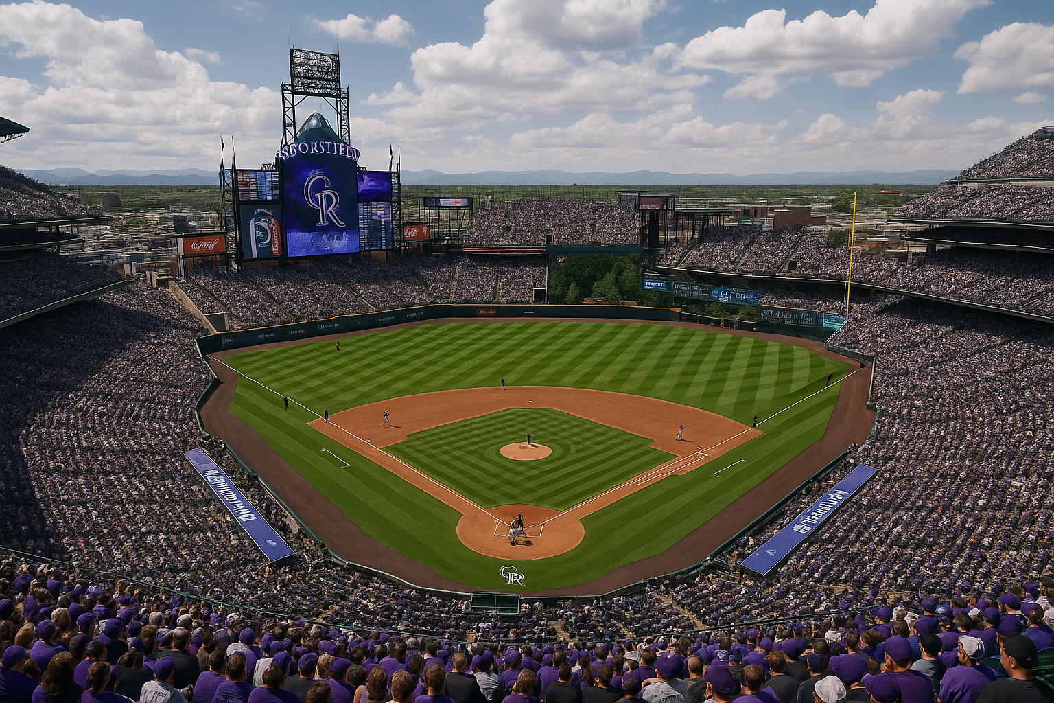 Coors Field view - Analysis for Diamondbacks vs Rockies Over 12 prediction.