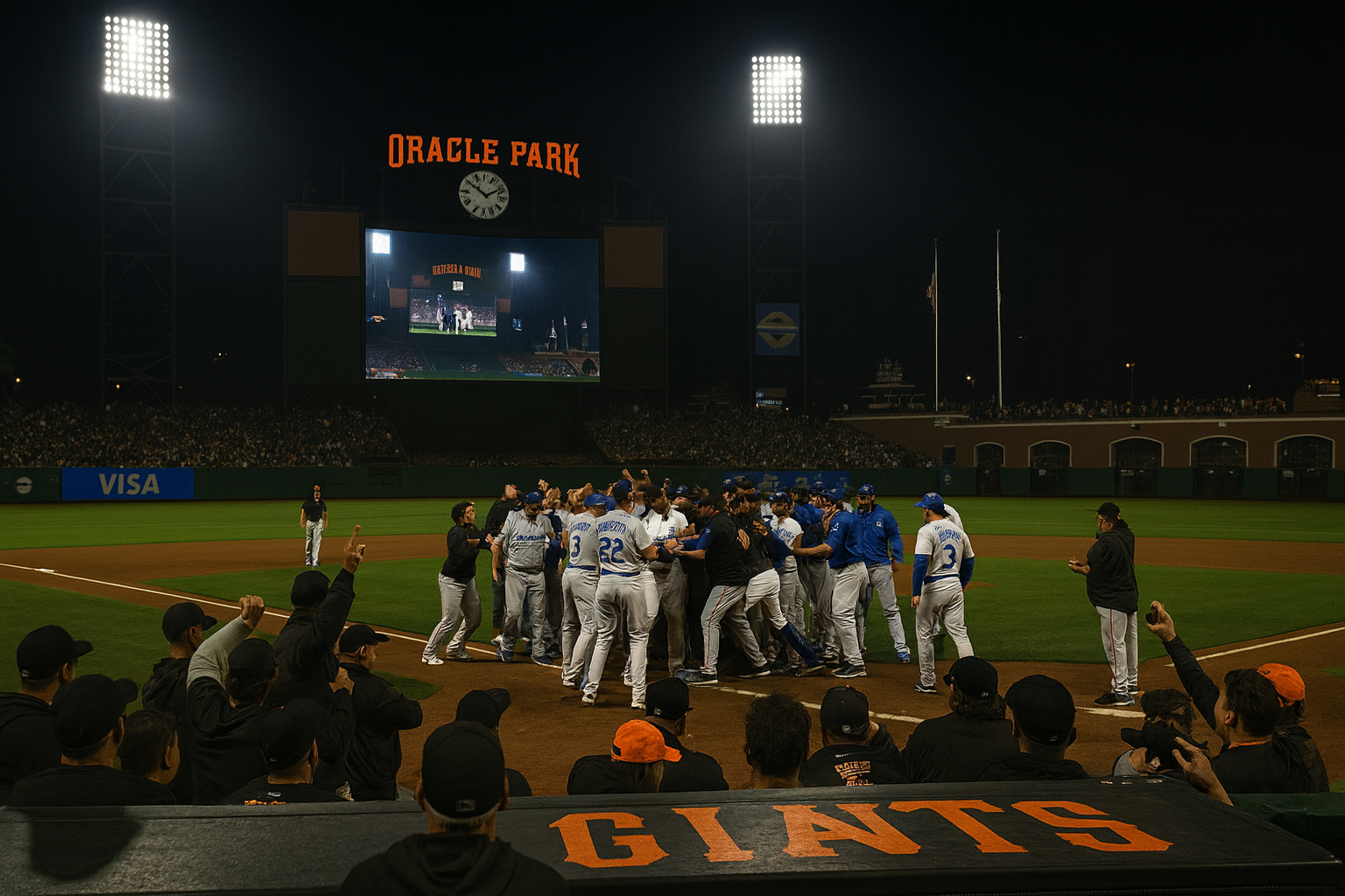 Giants vs Dodgers at Oracle Park, under analysis