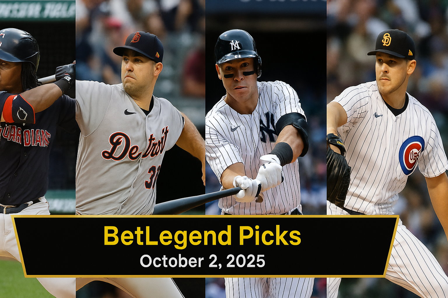 BetLegend MLB Playoffs analysis 10/2/2025