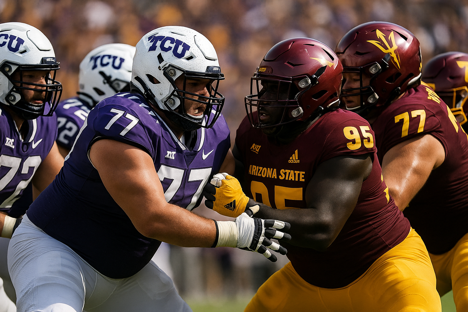 TCU at Arizona State Under 54.5 college football analysis