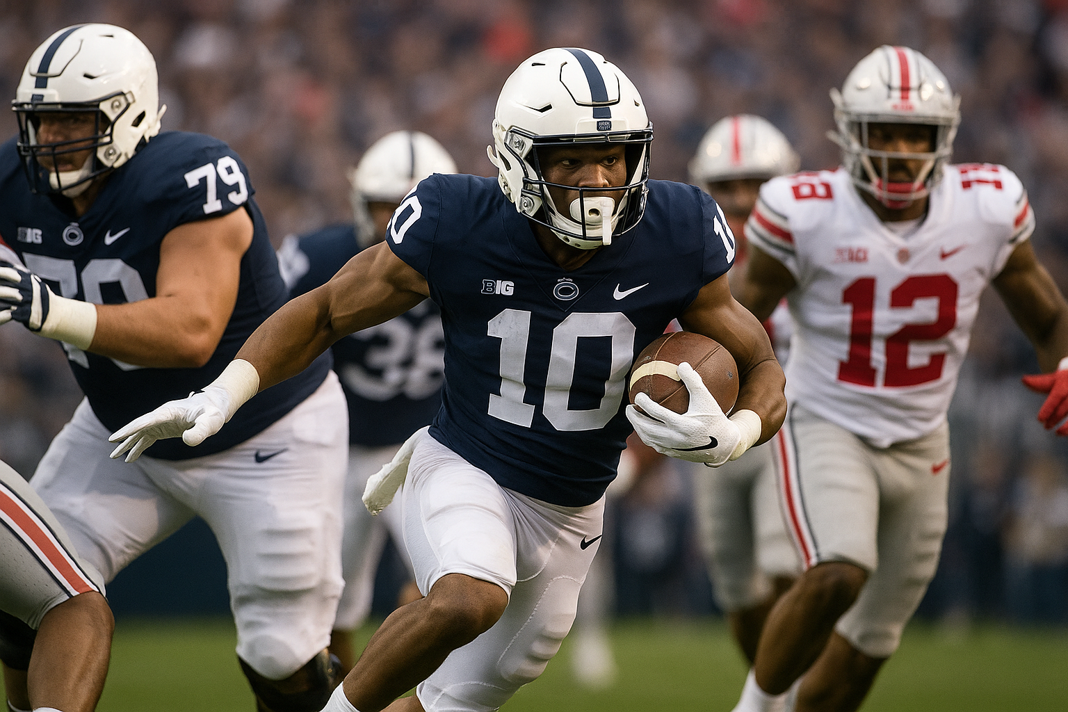 Penn State Ohio State NCAAF college football betting pick analysis November 1 2025