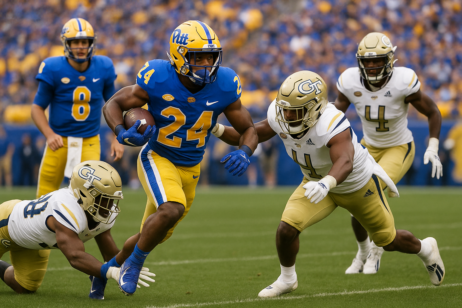 Pittsburgh Panthers vs Georgia Tech Yellow Jackets college football betting pick spread analysis November 22 2025 - Expert breakdown of Pittsburgh +3, bounce-back narrative, defensive vulnerabilities, Haynes King dual-threat challenge, ACC championship implications, and comprehensive betting angles for Friday night showdown at Bobby Dodd Stadium