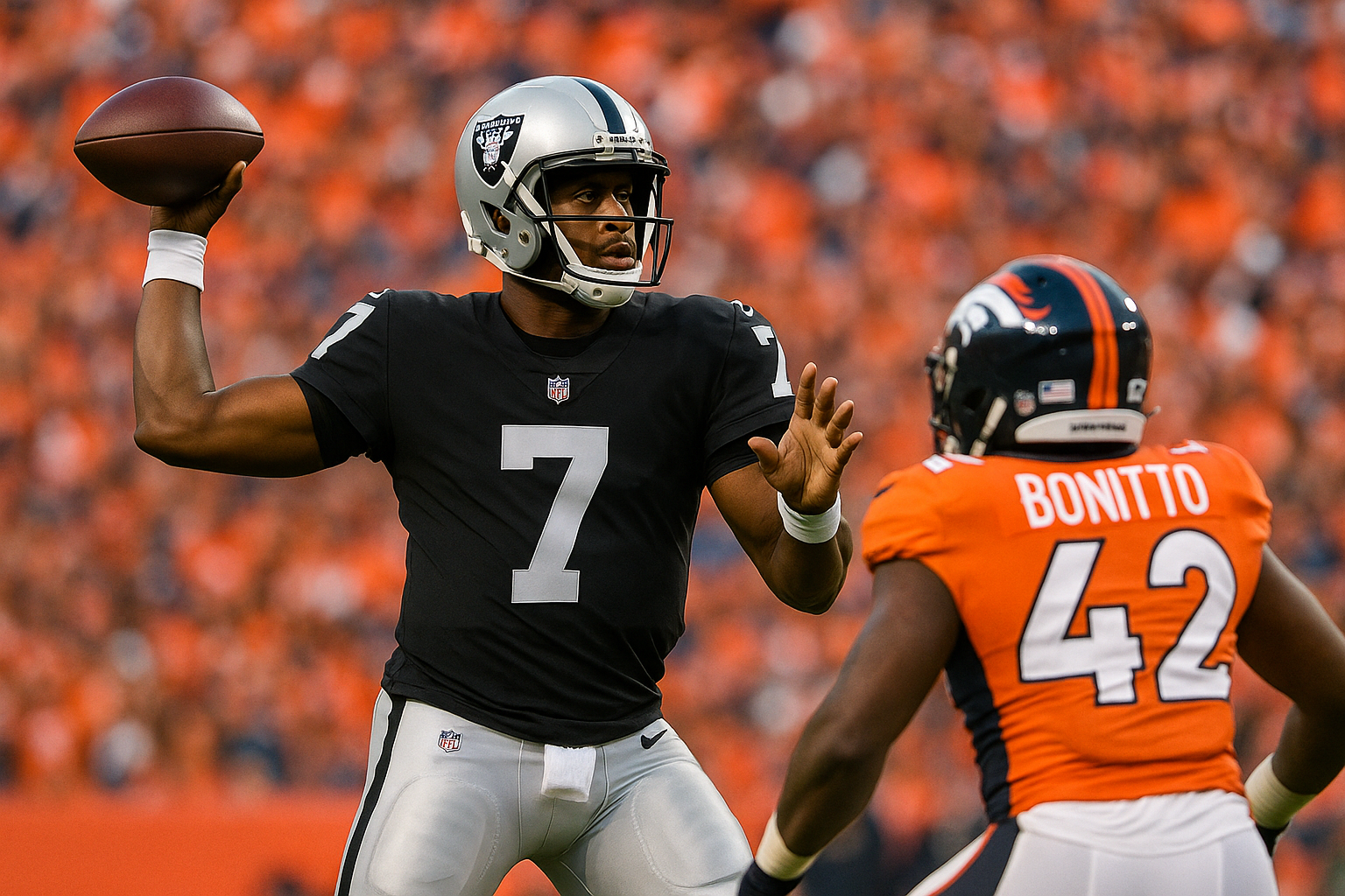 Raiders Broncos Thursday Night Football Devontae Adams betting pick Week 10 November 6 2025