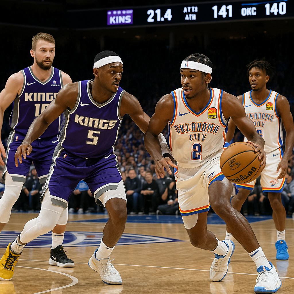 Sacramento Kings at Oklahoma City Thunder NBA betting pick total analysis November 19 2025 - Expert breakdown of Over 231.5, Thunder elite offense, Kings defensive struggles, pace metrics, scoring trends, and comprehensive betting angles for Wednesday night Paycom Center matchup