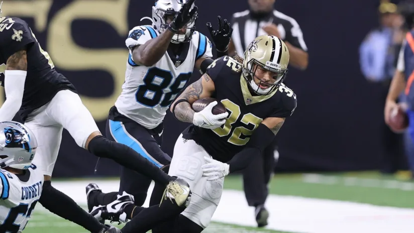 New Orleans Saints plus 3 spread betting pick vs Carolina Panthers NFL Week 15 December 14 2025 expert analysis Tyler Shough Bryce Young Caesars Superdome NFC South rivalry