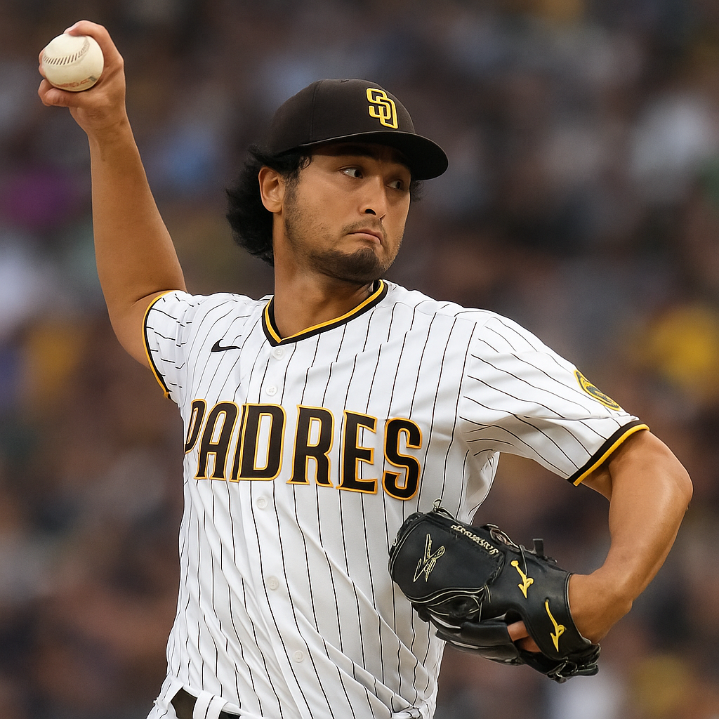 Yu Darvish pitching for the Padres - MLB Picks for July 24