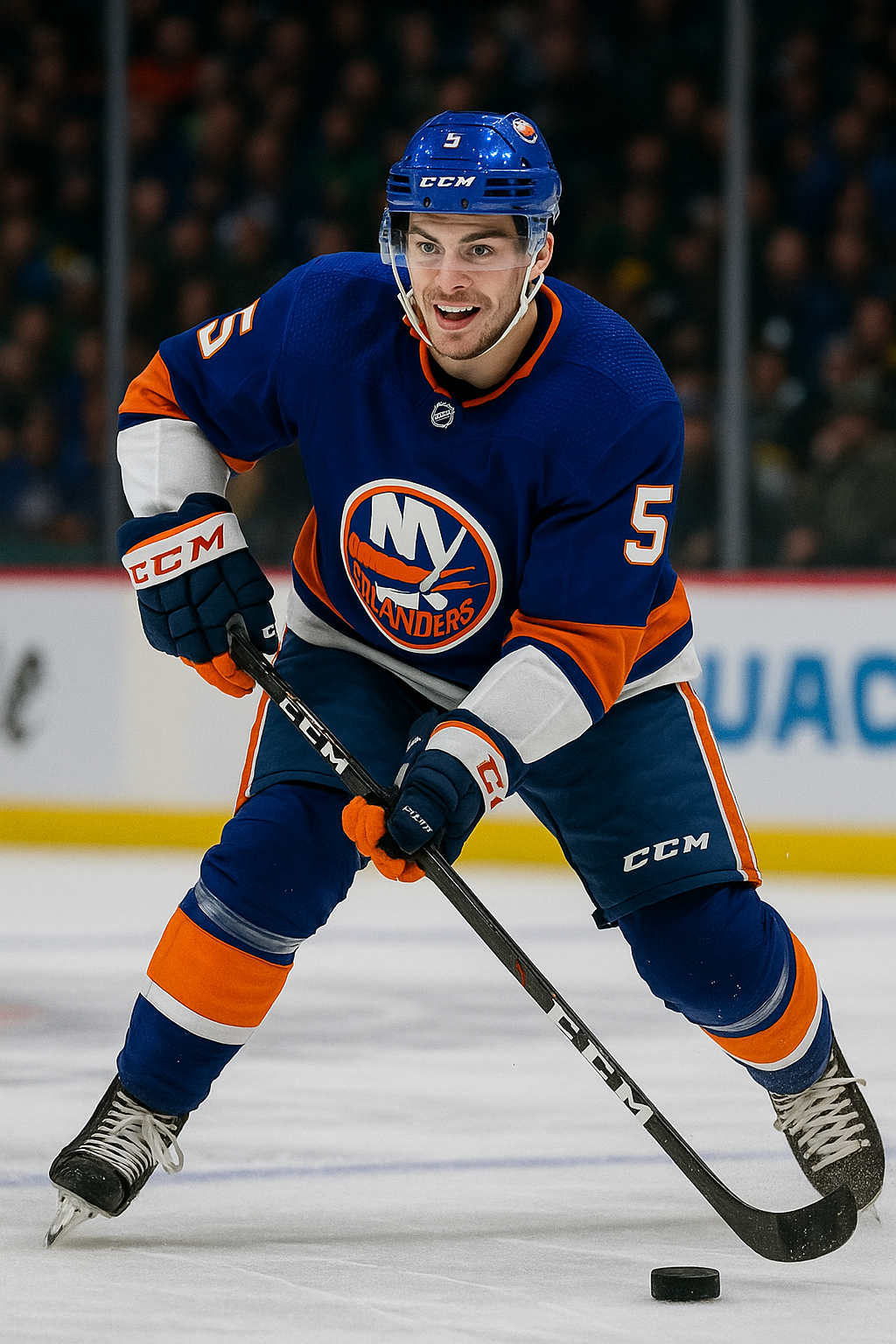 Matthew Schafer on the ice